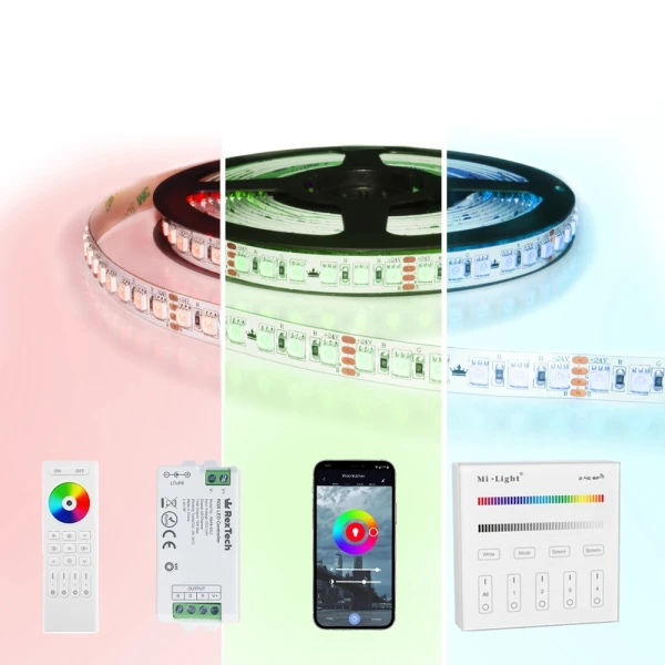 40 meter RGB pro led strip complete set - 4800 leds