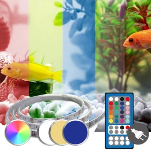 RGB led strip + enkele kleur strip: 100 - 150 cm complete set