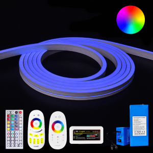 Led strip op batterij Neon RGB Maxi Recht complete set 5 meter