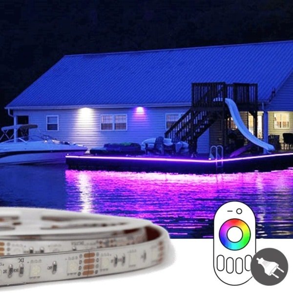 10 meter RGB led strip voor buiten complete set