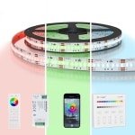 13 meter RGB led strip cob met 840 leds p/m - complete set