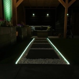 Tuinpad verlichting led strip set neon RGB