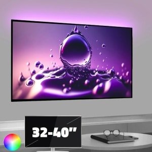 Tv led strip set met 1 RGB strip voor tv's van 32 tot 40 inch